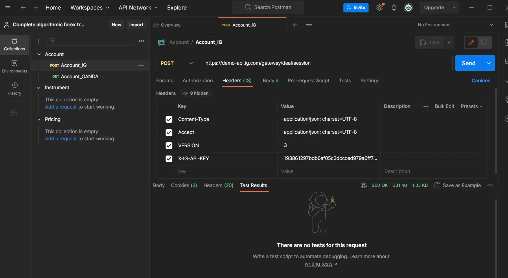 Postman Rest API 測試
