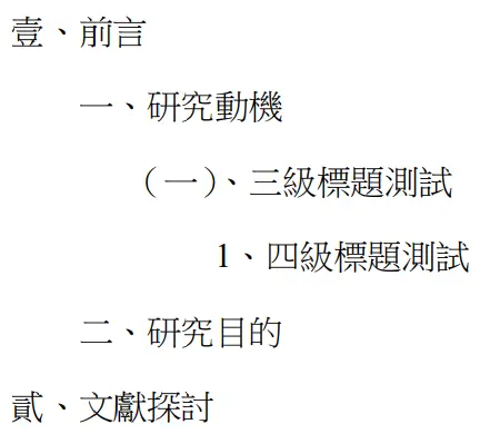標題輸出結果